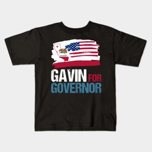 Gavin Newsom for Governor of California Kids T-Shirt